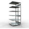 SCHULTE Technique de Stockage - Double montage enfichable. Type 250 kg - 2500x1000x2x500 mm, 12 tablettes