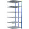 SCHULTE Technique de Stockage - Double montage enfichable. Type 250 kg - 2500x1000x2x500 mm, 12 tablettes