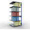 SCHULTE Technique de Stockage - Double montage enfichable. Type 250 kg - 2500x1000x2x500 mm, 12 tablettes