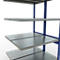 SCHULTE Technique de Stockage - Double montage enfichable. Type 250 kg - 2500x1000x2x500 mm, 12 tablettes