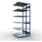 SCHULTE Technique de Stockage - Double montage enfichable. Type 250 kg - 2500x1000x2x500 mm, 12 tablettes