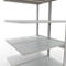 SCHULTE Technique de Stockage - Double montage enfichable. Type 250 kg - 2500x1000x2x500 mm, 12 tablettes