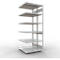 SCHULTE Technique de Stockage - Double montage enfichable. Type 250 kg - 2500x1000x2x500 mm, 12 tablettes