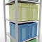 SCHULTE Technique de Stockage - Elément de base emboîtable avec traverse de longueur - 2000x750x800 mm, type 150 kg