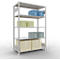 SCHULTE Technique de Stockage - Embase avec verrou de longueur - 2000x1300x600 mm, type 150 kg