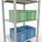 SCHULTE Technique de Stockage - Embase avec verrou de longueur - 2000x750x600 mm, type 150 kg
