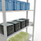 SCHULTE Technique de Stockage - Embase avec verrou de longueur - 2500x1300x300 mm, type 150 kg