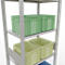 SCHULTE Technique de stockage - Embase avec verrou de longueur - 3000x750x500 mm, type 150 kg