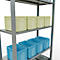 SCHULTE Technique de stockage - Supports emboîtables avec verrous de longueur - 2000x1000x400 mm, type 150 kg