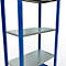 SCHULTE Technique de stockage - Système enfichable de rayonnage de base - 2000x 750x400 mm, type 150 kg