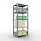 SCHULTE Technique de stockage - Système enfichable de rayonnage de base - 2000x 750x600 mm, type 150 kg