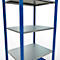 SCHULTE Technique de stockage - Système enfichable de rayonnage de base - 2000x 750x600 mm, type 150 kg