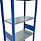 SCHULTE Technique de stockage - Système enfichable de rayonnage de base - 3000x 750x400 mm, type 150 kg