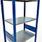 SCHULTE Technique de stockage - Système enfichable de rayonnage de base - 3000x 750x500 mm, type 150 kg