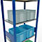 SCHULTE Technique de stockage - Système enfichable de rayonnage de base - 3000x 750x500 mm, type 150 kg
