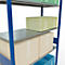 SCHULTE Technique de stockage - Système enfichable Étagère de base - 3000x1300x500 mm, type 150 kg