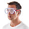 Schutzbrille 3M 4700, EN 166:2001, UVA/UVB/UVC-resistent, direkte Belüftung, Polycarbonatglas, klar