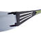 Schutzbrille 3M SecureFit 400, EN 166:2001, UVA/UVB/UVC-resistent, Bügeldruckverteilung, verstellbare Nasenpolster, beschichtet, Polycarbonatglas, grau