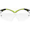 Schutzbrille 3M SecureFit 400, EN 166:2001, UVA/UVB/UVC-resistent, Bügeldruckverteilung, verstellbare Nasenpolster, beschichtet, Polycarbonatglas, klar