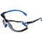 Schutzbrille 3M Solus 1000, EN 166:2001, UVA/UVB/UVC-resistent, abnehmbare Schaumstoffdichtung, beschichtet, Polycarbonatglas, klar