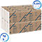 Twee gestapelde dozen Scott Multi-Fold handdoeken, 16 stuks. Blauwe cirkels tonen 4.000 en 16 handdoeken.