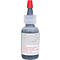 Kleine Flasche mit rotem Deckel und Etikett. Text auf dem Etikett: Screw Grab verbessert die Griffigkeit.