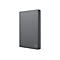 Disque dur externe gris foncé avec logo Seagate et indicateur LED. Le fond est blanc.