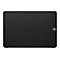 Disque dur externe noir avec texture diagonale et logo Seagate.