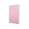 Disque dur externe rose clair, logo Seagate, bordure blanche.