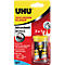 Secondelijm UHU Mini Gel, 3 stuks, oplosmiddelvrij, zeer grote kleefkracht