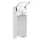 Seifen- und Desinfektionsmittelspender Ingo-man plus, 1000 ml, inklusive leerer Flasche, weiss