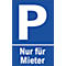 Señal de aparcamiento, 'Nur für Mieter'
