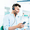 Sennheiser headset SC 45 USB MS, dubbele aansluitingen, kabelaansluiting, eenzijdig