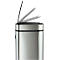 Sensor Poubelle Durable No Touch, 12 l, pour l'intérieur, ouverture/fermeture automatique &amp; manuelle, couvercle amovible, seau intérieur, inox, argent