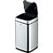 Sensor Poubelle Durable No Touch, 12 l, pour l'intérieur, ouverture/fermeture automatique &amp; manuelle, couvercle amovible, seau intérieur, inox, argent