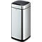 Sensor poubelle Durable No Touch, 35 l, pour l'intérieur, ouverture/fermeture automatique &amp; manuelle, couvercle amovible, seau intérieur, acier inoxydable, argent