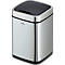 Sensor Poubelle Durable No Touch, 6 l, pour l'intérieur, ouverture/fermeture automatique &amp; manuelle, couvercle amovible, seau intérieur, inox, argent