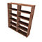 Séparation de pièce X-TIME-WORK, 5 HC, L 1840 x P 430 x H 2140 mm, orme