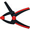 Serre-joint à ressort BESSEY VarioClippix XV, ouverture de serrage réglable en continu jusqu'à 100 mm, saillie 50 mm, 12 pièces