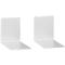 Serre-livres magnétiques MAUL, en métal. 120 x P 140 x H 140 mm, gris clair