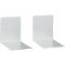 Serre-livres MAUL, en métal. 120 x P 140 x H 140 mm, argenté