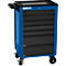 Servante d'atelier BASIC, 7 tiroirs, bleu