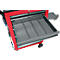 Servante d'atelier BASIC - avec jeu de 115 outils inclus - rouge