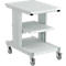 Servante d'atelier Treston CONT705-41, plateau de travail &amp; étagère, comme espace supplémentaire pour les tables de travail, réglable en hauteur manuellement, jusqu'à 150 kg