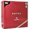 Servetten Papstar Royal Collection, 5 x 50 stuks, 1/4 vouw, stoflook, 400 x 400 mm, papier, bordeaux