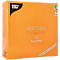 Servetten Papstar Royal Collection, 5 x 50 stuks, 1/4 vouw, stoflook, 400 x 400 mm, papier, oranje