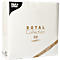 Servetten Papstar Royal Collection, 5 x 50 stuks, 1/4 vouw, stoflook, 400 x 400 mm, papier, wit