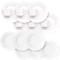 Service à café Caterado ISTA, pour 6 personnes, 18 pièces, tasses supérieures/sous-tasses/assiettes à dessert, porcelaine, lavable au lave-vaisselle, blanc