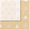 Servietten Papstar 'ROYAL Collection', 20 Stück, 1/4-Falz, 250 x 250 mm, gold