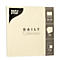 Serviettes Papstar "Daily Collection", avec pliage en ¼, 320 x 320 mm, 20 pièces, champagne
